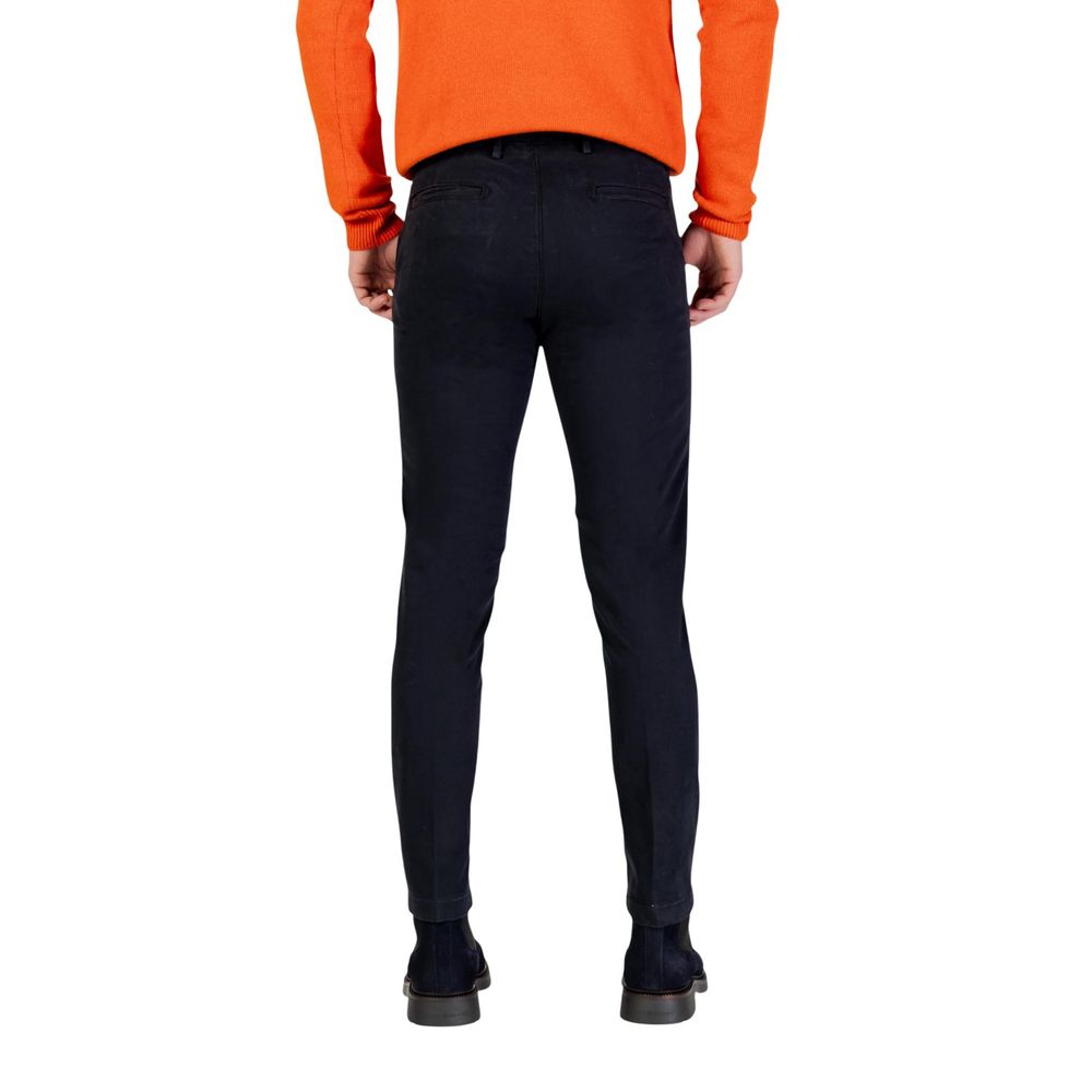 Borghese Blue Cotton Skinny Pants