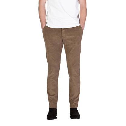 Borghese Brown Cotton Casual Pants
