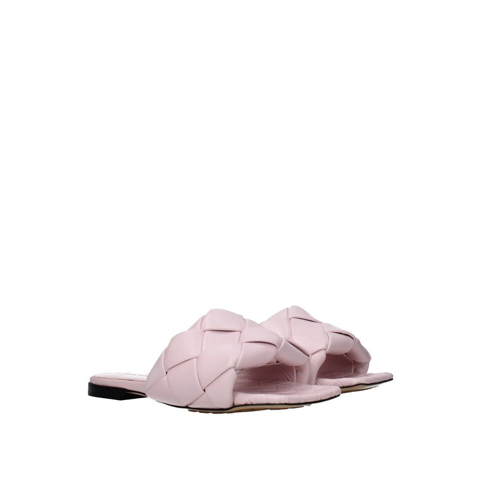 Bottega Veneta Multicolor Calfskin Flat Sandals
