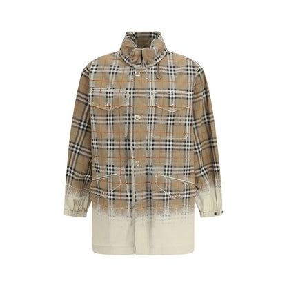 Burberry Beige Cotton Parka