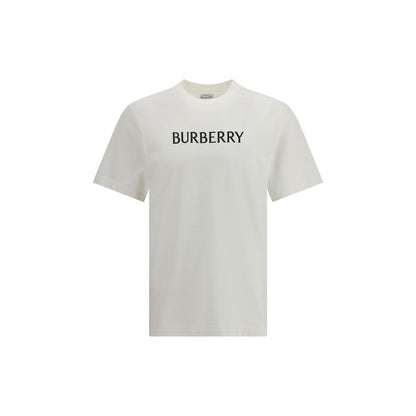 Burberry White Cotton T-Shirt