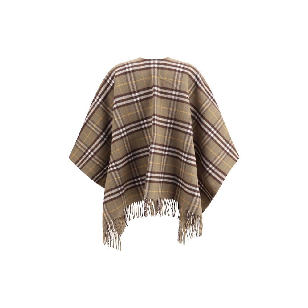 Burberry Wool and cashmere Check Cape