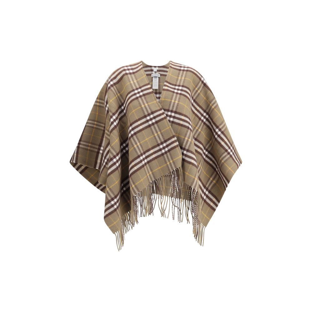 Burberry Wool and cashmere Check Cape