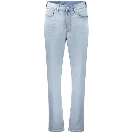 Calvin Klein Azzurro Cotton Women Jeans