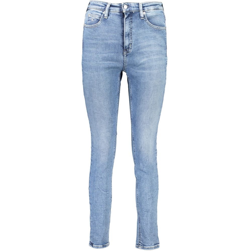 Calvin Klein Azzurro Cotton Women's Skinny Jeans
