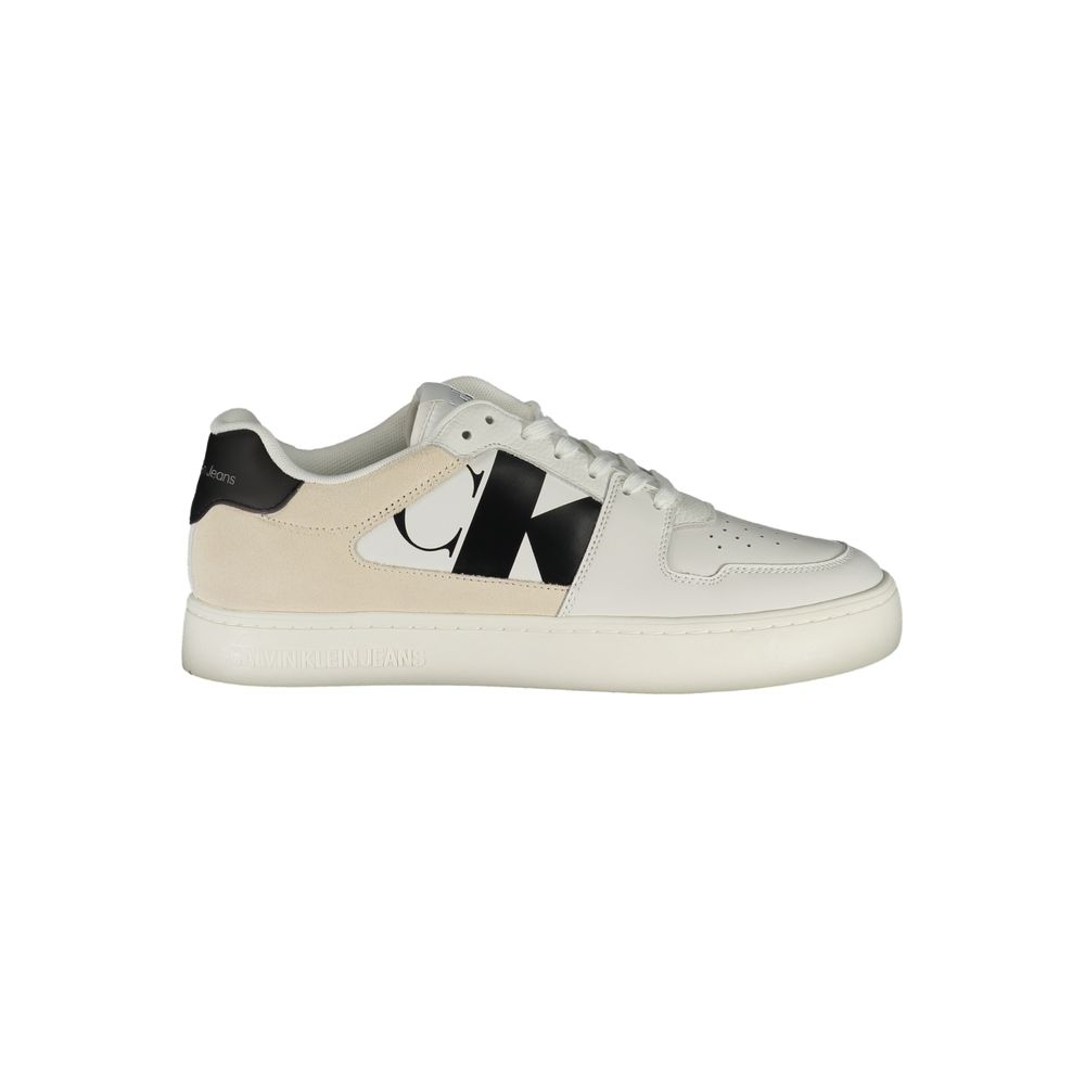 Calvin Klein Bianco Polyurethane Men Sneaker