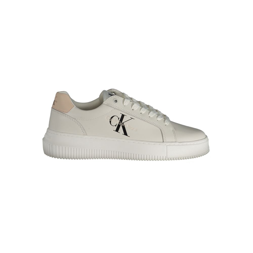 Calvin Klein Bianco Polyurethane Women Sneaker