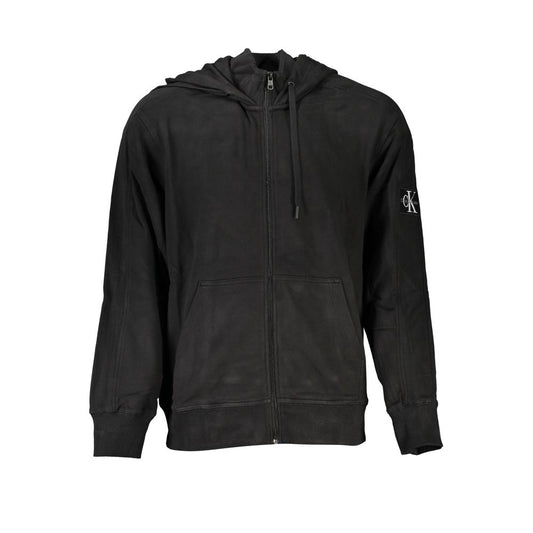 Calvin Klein Black Cotton Men's Sweatshirt