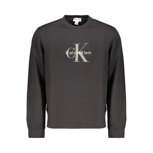 Calvin Klein Black Cotton Mens Sweatshirt