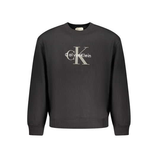 Calvin Klein Black Cotton Men's Sweatshirt
