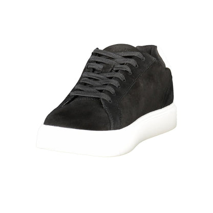 Calvin Klein Black Leather Men's Sneaker