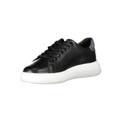 Calvin Klein Black Leather Women Sneaker