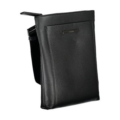 Calvin Klein Black Polyester Men's Shoulder Bag
