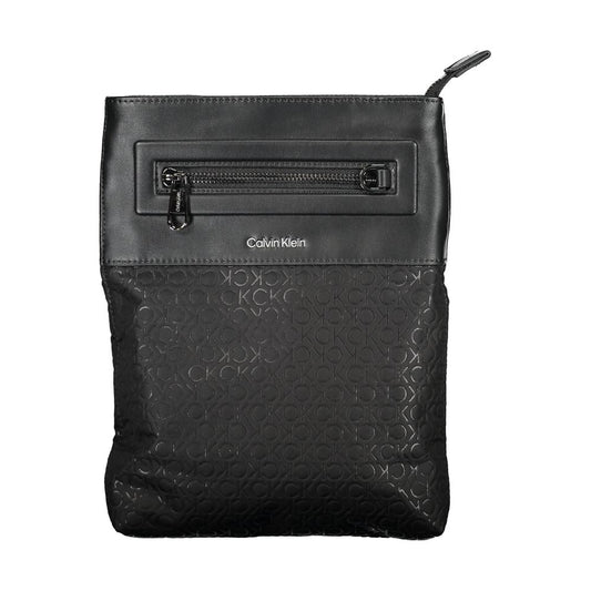 Calvin Klein Black Polyester Men's Shoulder Bag