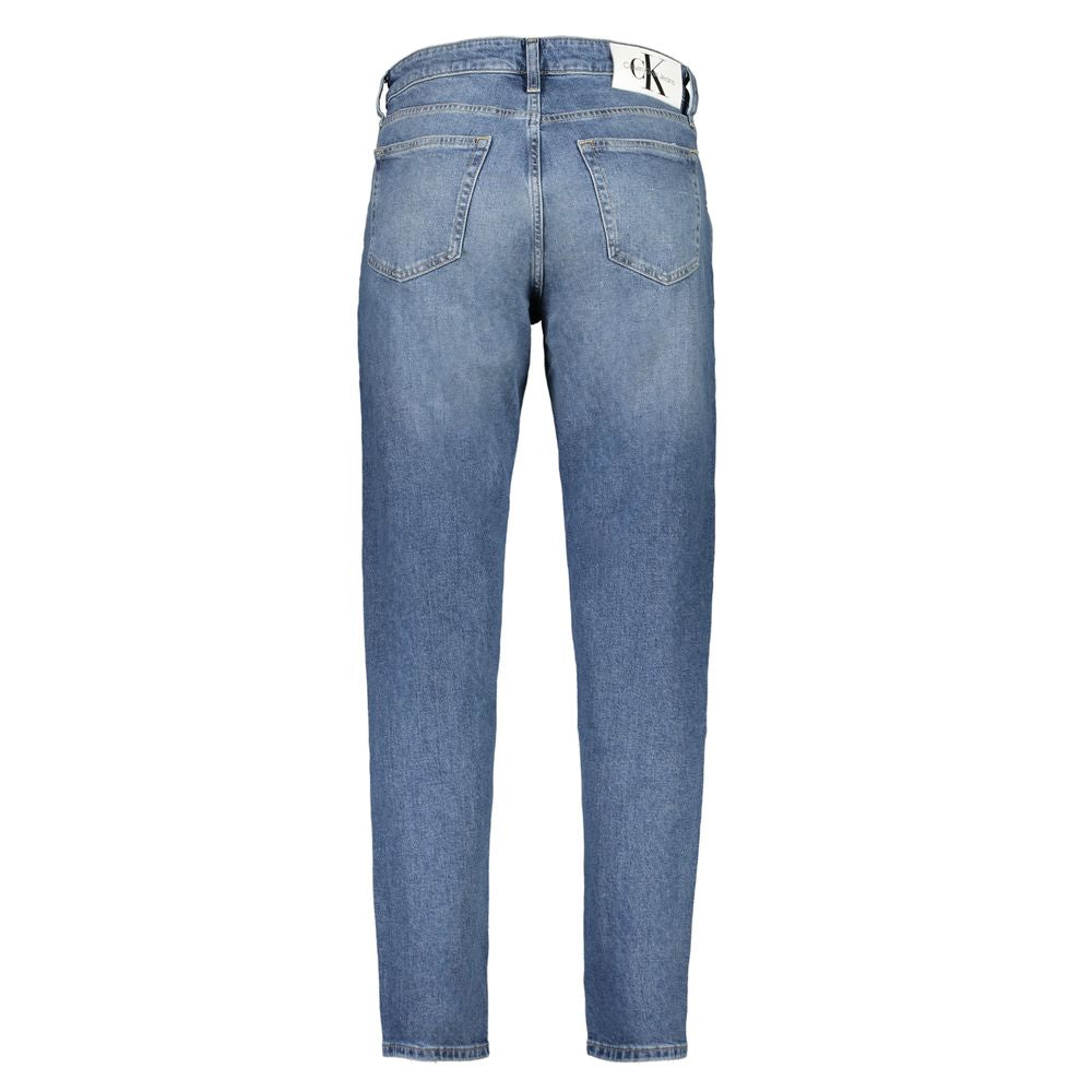Calvin Klein Blu Cotton Men's Tapered Jeans
