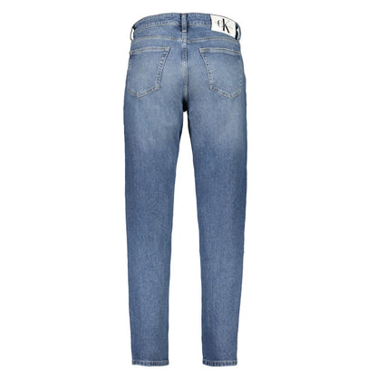Calvin Klein Blu Cotton Men's Tapered Jeans