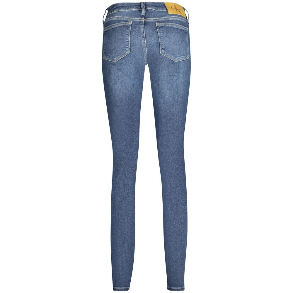 Calvin Klein Blu Cotton Women Jeans