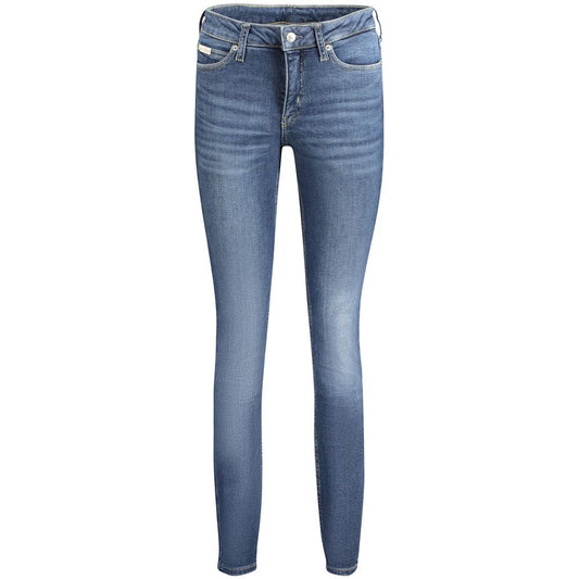 Calvin Klein Blu Cotton Women Jeans