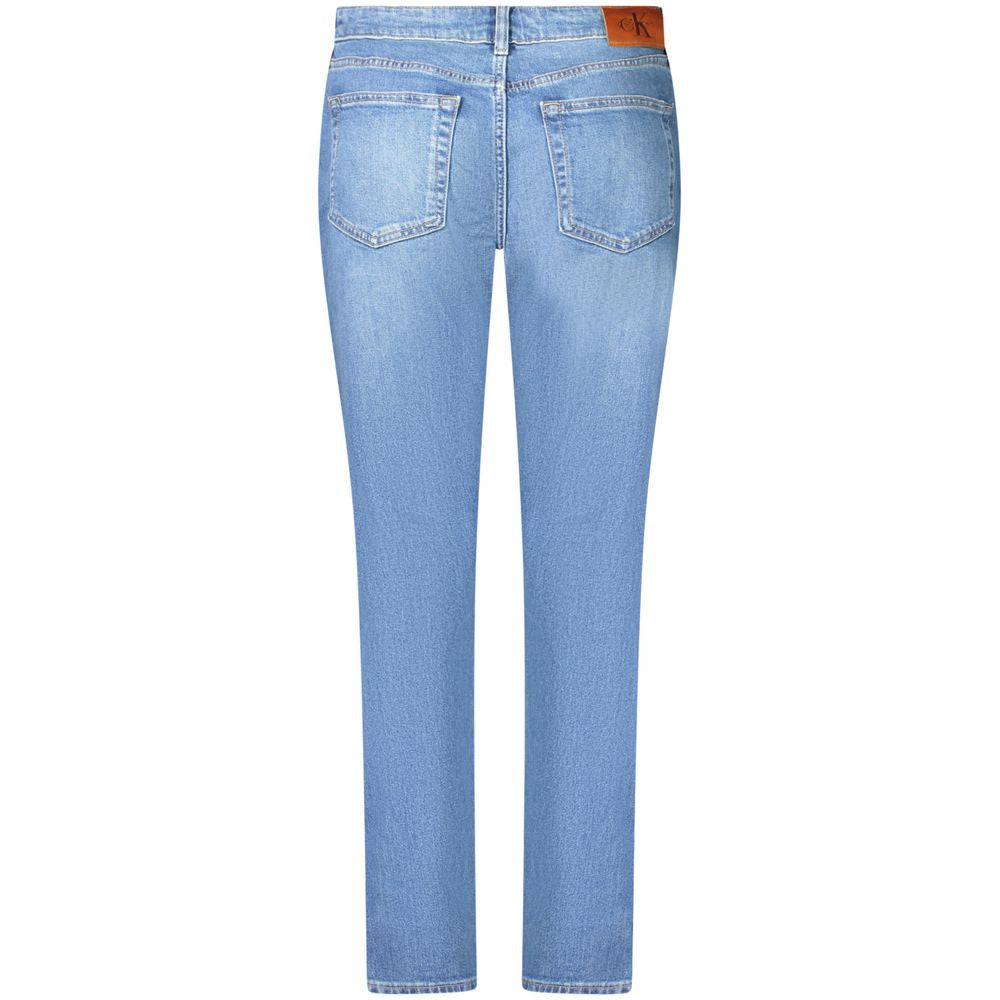 Calvin Klein Blue Cotton Jeans & Pant