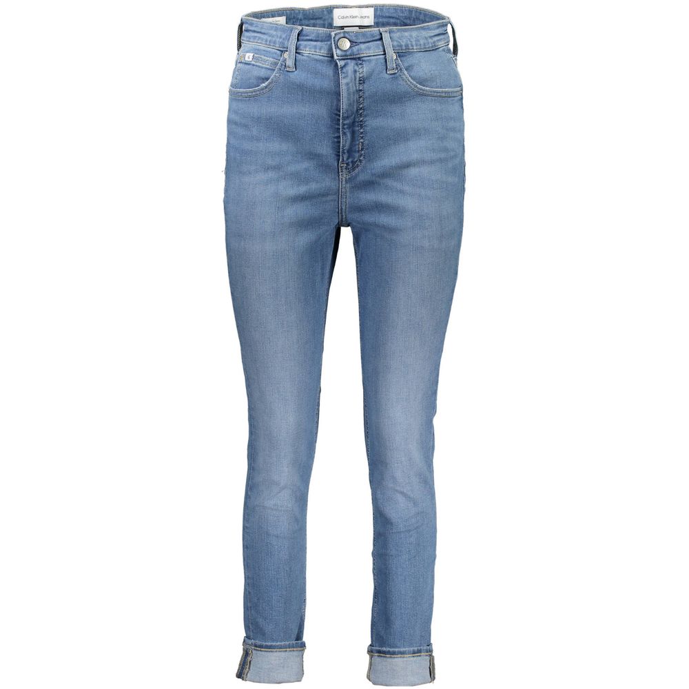 Calvin Klein Blue Cotton Jeans & Pant