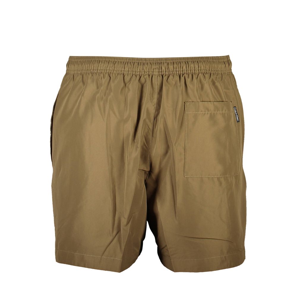 Calvin Klein Brown Polyester Swimwear
