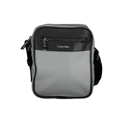 Calvin Klein Gray Polyester Shoulder Bag
