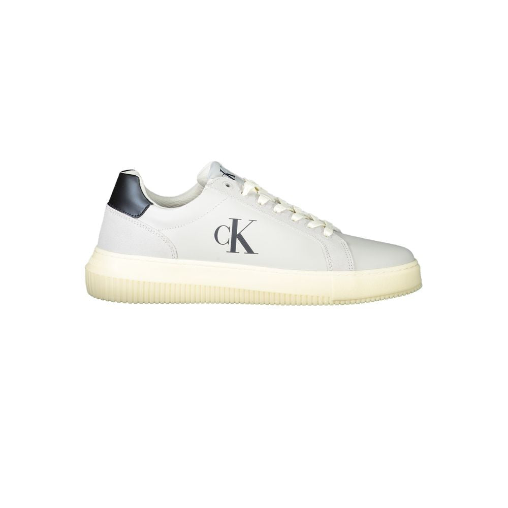 Calvin Klein Gray Polyethylene Men Sneakers