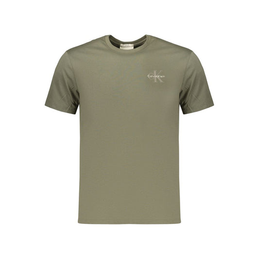 Calvin Klein Green Cotton Men's T-Shirt