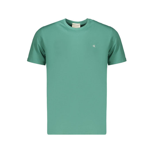 Calvin Klein Green Cotton Mens T-Shirt