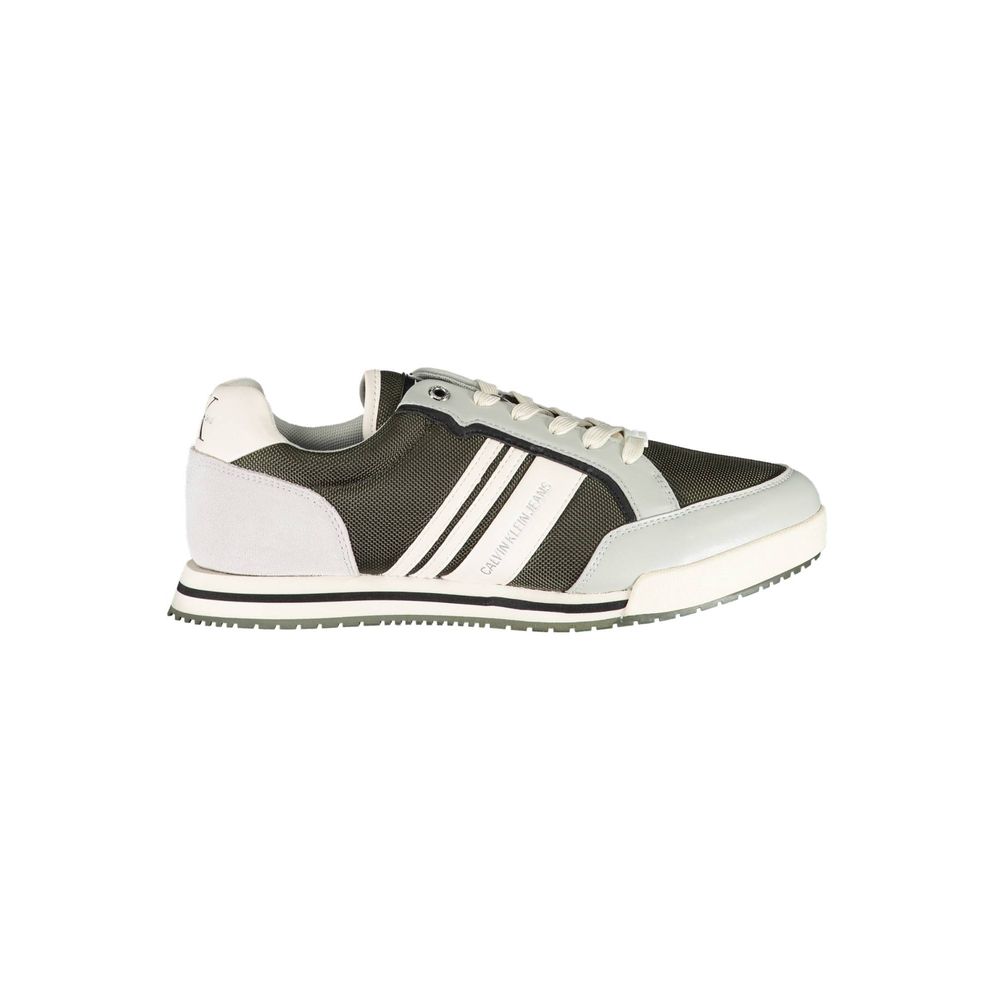 Calvin Klein Green Polyester Men Sneakers