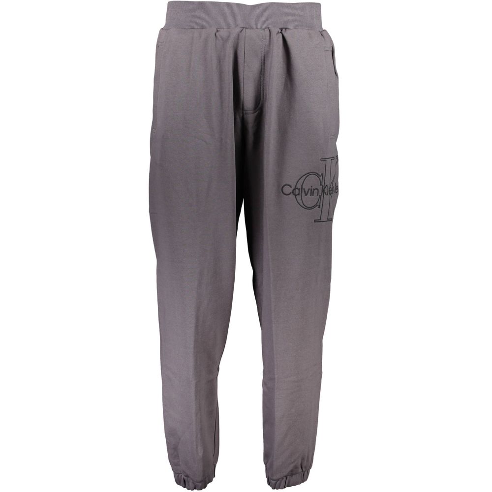Calvin Klein Grigio Cotton Men's Sweatpant