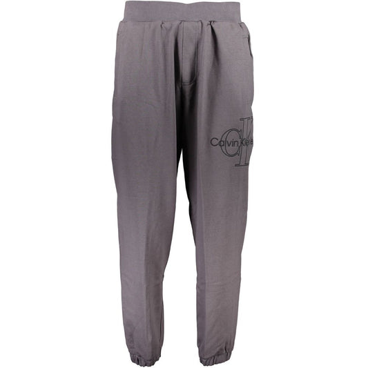 Calvin Klein Grigio Cotton Men's Sweatpant