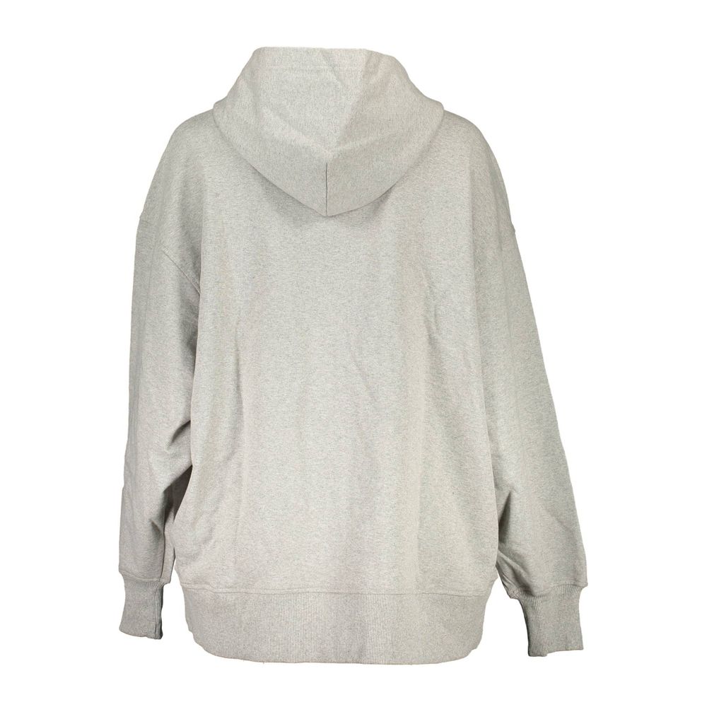 Calvin Klein Grigio Recycled Cotton Donna Felpa
