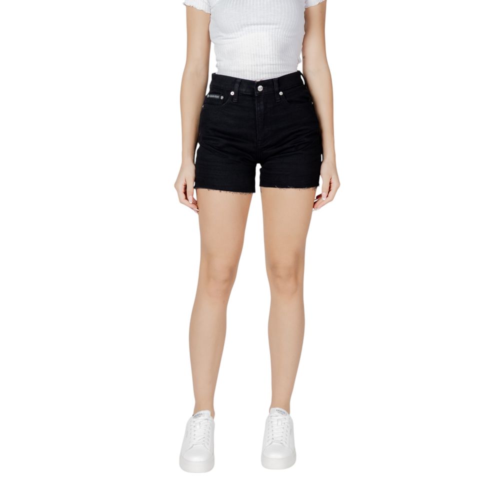 Calvin Klein Jeans Black Cotton Short