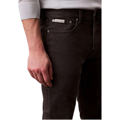 Calvin Klein Jeans Black Cotton Skinny Jeans