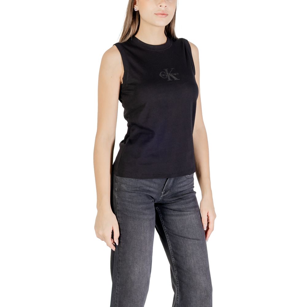 Calvin Klein Jeans Black Cotton T-Shirt