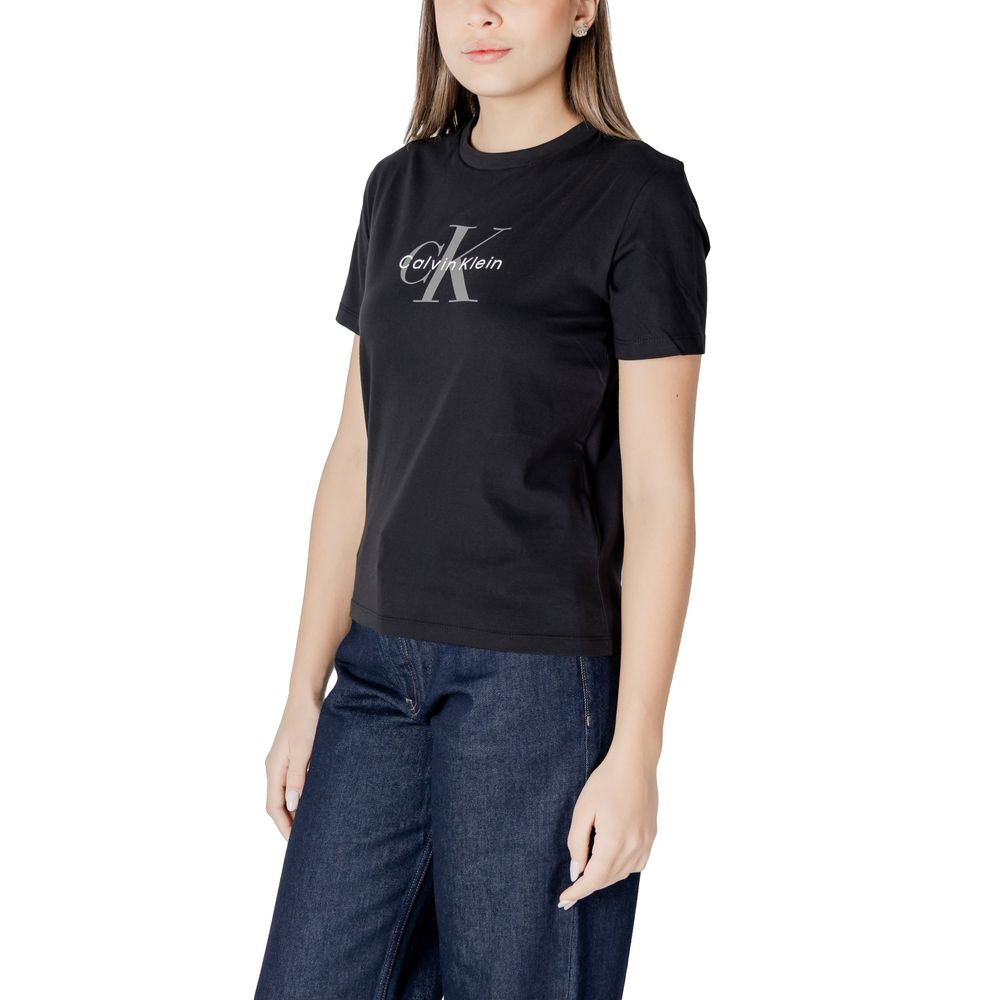 Calvin Klein Jeans Black Cotton T-Shirt