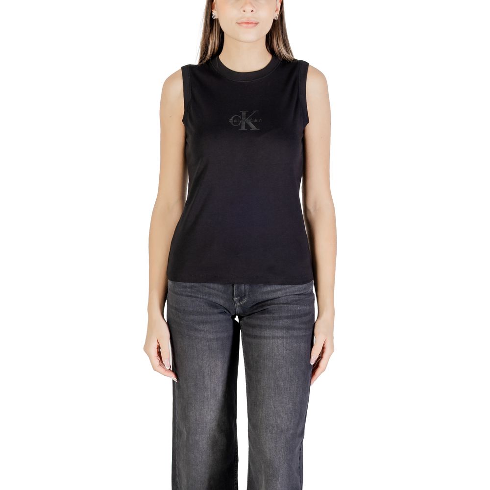 Calvin Klein Jeans Black Cotton T-Shirt