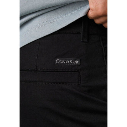 Calvin Klein Jeans Black Recycled Cotton Pant