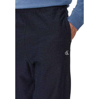 Calvin Klein Jeans Blue Cotton Joggers (Workout Pants)