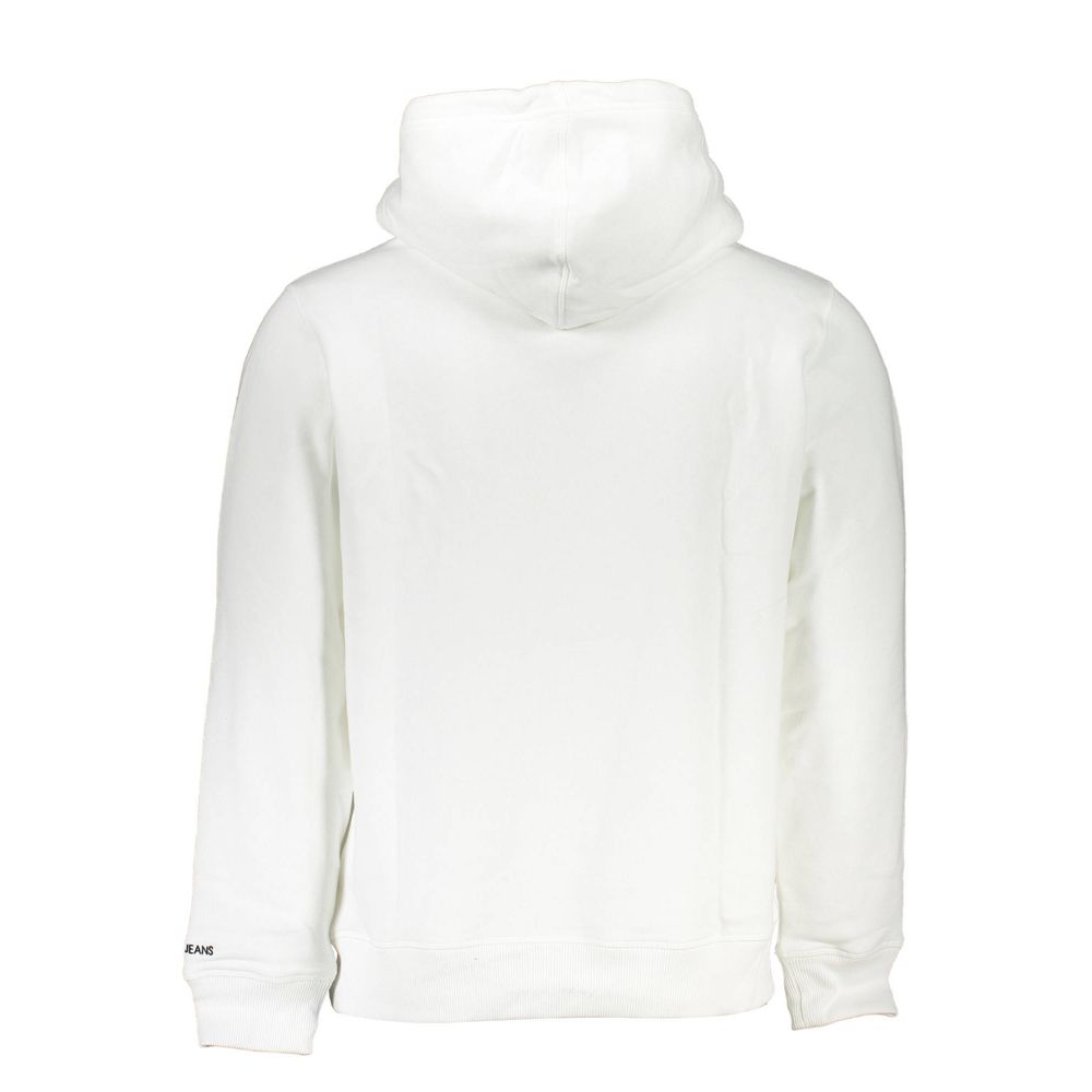 Calvin Klein White Cotton Men's Hooded Sweater