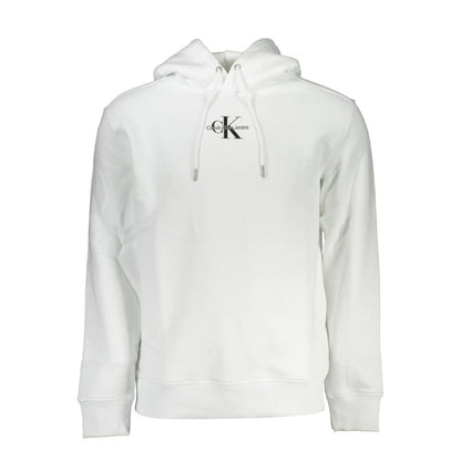 Calvin Klein White Cotton Men's Sweatshirt