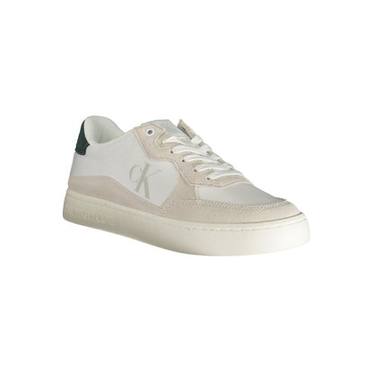 Calvin Klein White Leather Men Sneakers