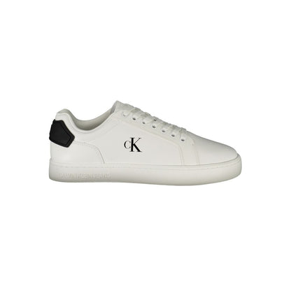 Calvin Klein White Leather Men Sneakers