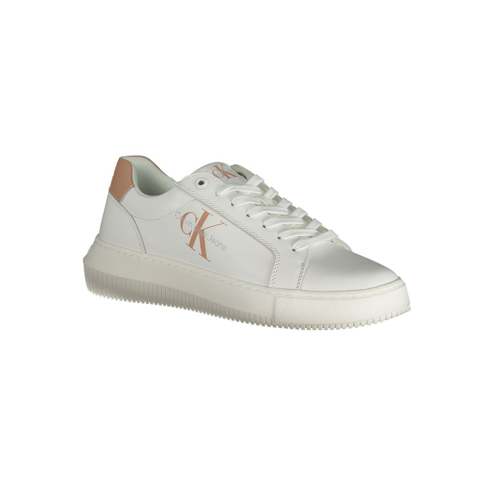Calvin Klein White Leather Women Sneakers