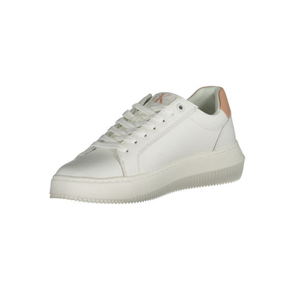 Calvin Klein White Leather Women Sneakers