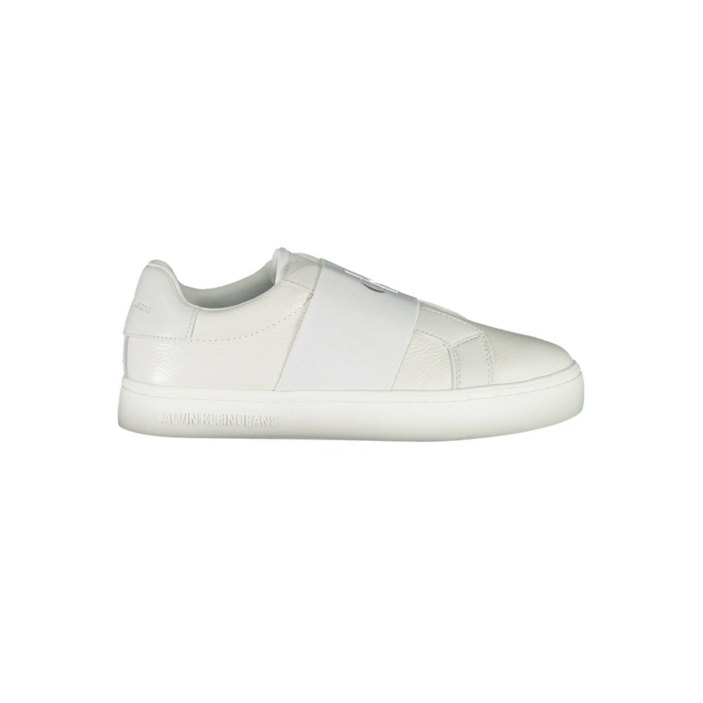 Calvin Klein White Leather Women Sneakers