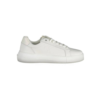 Calvin Klein White Leather Women Sneakers