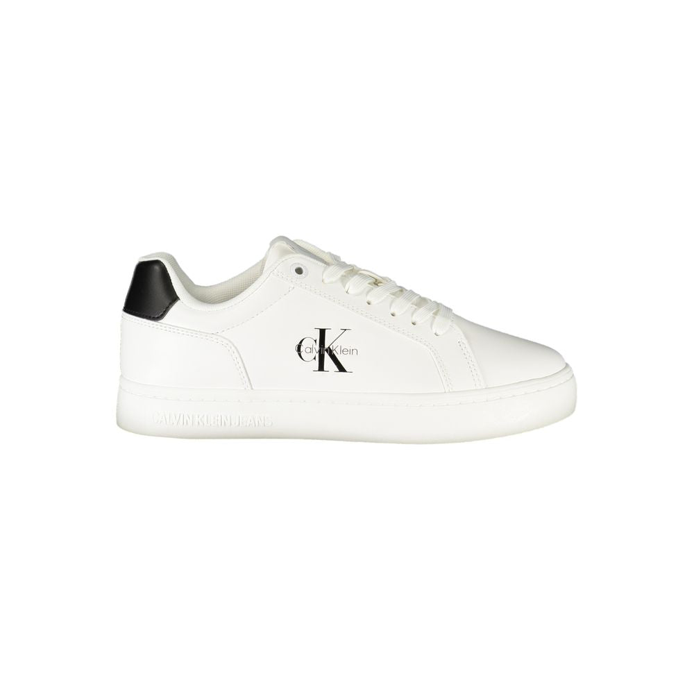 Calvin Klein White Leather Women Sneakers