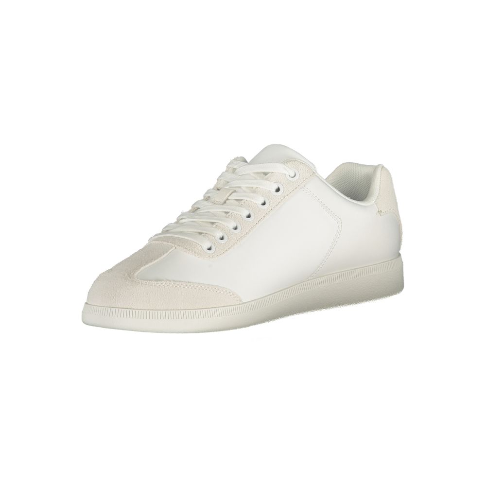 Calvin Klein White Polyester Men's Sneakers